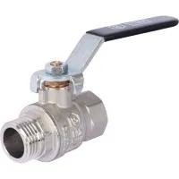 STOUT SVB Кран SVB-0013-000015 шаровой стандартнопроходной, ВР/НР, ручка рычаг 1/2"