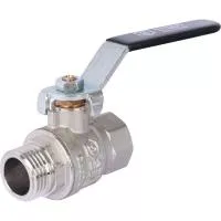 STOUT SVB Кран SVB-0013-000015 шаровой стандартнопроходной, ВР/НР, ручка рычаг 1/2"