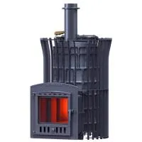 Печь для бани ТехноЛит AVANGARD ЗК 40 (П2) Ураган в сетке Тюльпан