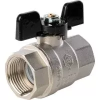 STOUT Кран  SVB-0002-000025 шаровой полнопроходной, ВР/ВР, ручка бабочка 1