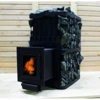 Печь банная ComfortProm ЧУГУН ЗАКРЫТАЯ КАМЕНКА (для парной до 26м3)