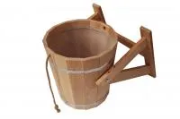 Обливное ведро с пластиковой вставкой, 10л, ОЛЬХА