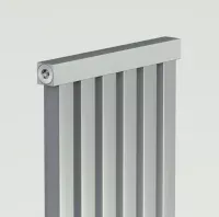 Вертикальный Трубчатый Дизайнерский Алюминиевый радиатор Fusion Quadra (1800 mm.)