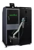 Твердотопливный котел Sakovich PELLET UNIVERSAL 50 кВт Цена за комплект (Теплообменник, горелка Kipi, бункер Bio)