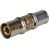 STOUT  SFP-0003-001616 Муфта соединительная равнопроходная для металлопластиковых труб прессовой