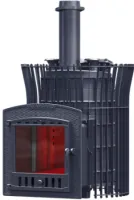 Печь для бани ТехноЛит AVANGARD ЗК 25 (П2) Ураган в сетке Тюльпан