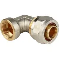 STOUT SFS-0007-001216 Угольник-переходник с внутренней резьбой для металлопластиковых труб винтовой