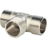 STOUT  SFT-0018-121212 Тройник НН никелированный