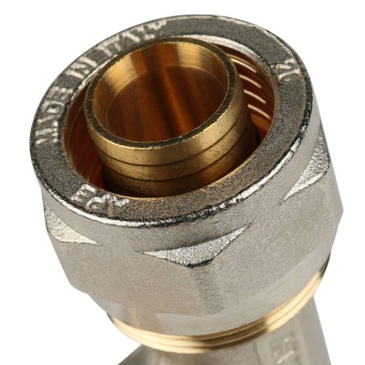 фото STOUT SFS-0011-001216 Тройник-переходник с наружной резьбой  для металлопластиковых труб винтовой