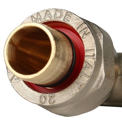 фото STOUT SFS-0003-001616 Угольник  90° для металлопластиковых труб винтовой