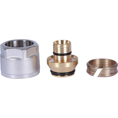 фото STOUT SFC-0026-162612 Фитинг компрессионный евроконус для труб PEX-AL-PEX 16х2,6х1/2