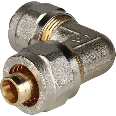 фото STOUT SFS-0003-001616 Угольник  90° для металлопластиковых труб винтовой