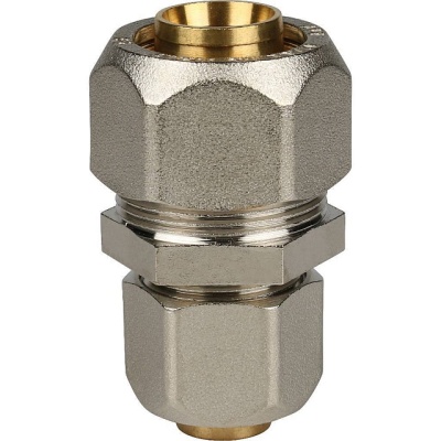 фото STOUT SFS-0004-002016 Муфта соединительная переходная для металлопластиковых труб винтовой