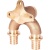 фото STOUT SFA-0040-001612 Проточный настенный угольник  бронзовый для труб из сшитого полиэтилена