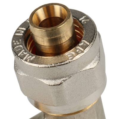 фото STOUT SFS-0011-001216 Тройник-переходник с наружной резьбой  для металлопластиковых труб винтовой