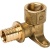 фото STOUT SFA-0009-001612 Угольник настенный с креплением для труб из сшитого полиэтилена аксиальный