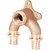 фото STOUT SFA-0040-001612 Проточный настенный угольник  бронзовый для труб из сшитого полиэтилена