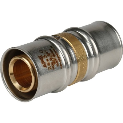 фото STOUT  SFP-0003-001616 Муфта соединительная равнопроходная для металлопластиковых труб прессовой