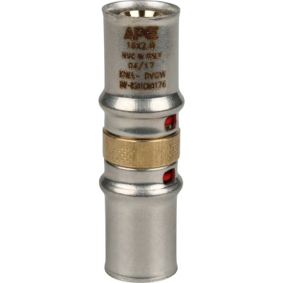 фото STOUT  SFP-0003-001616 Муфта соединительная равнопроходная для металлопластиковых труб прессовой