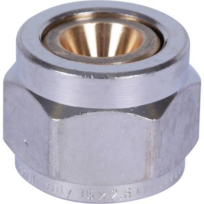 фото STOUT SFC-0026-162612 Фитинг компрессионный евроконус для труб PEX-AL-PEX 16х2,6х1/2
