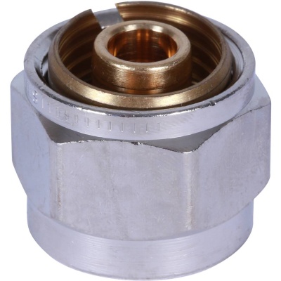 фото STOUT SFC-0026-162612 Фитинг компрессионный евроконус для труб PEX-AL-PEX 16х2,6х1/2