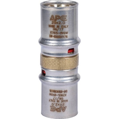 фото STOUT  SFP-0003-001616 Муфта соединительная равнопроходная для металлопластиковых труб прессовой